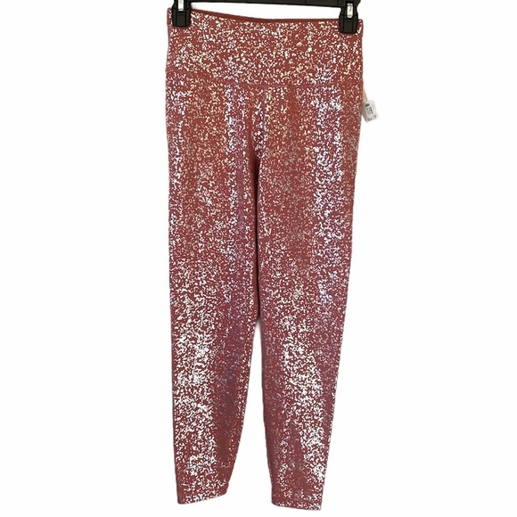 Sweaty Betty Disco Metallic 7/8 Leggings Size XS - Picture 4 of 9